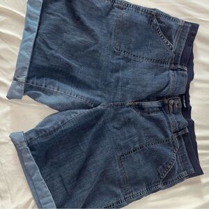 Lane Bryant Dark Blue Jean Shorts
